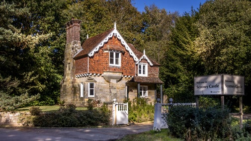 The exterior of Scotney West Lodge, Kent